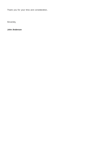 Free Nonprofit Cover Letter  Template to Edit Online