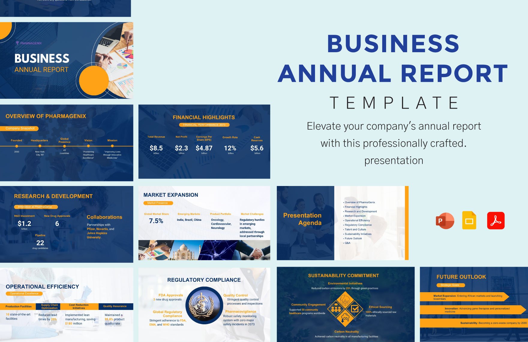 Business Annual Report Template