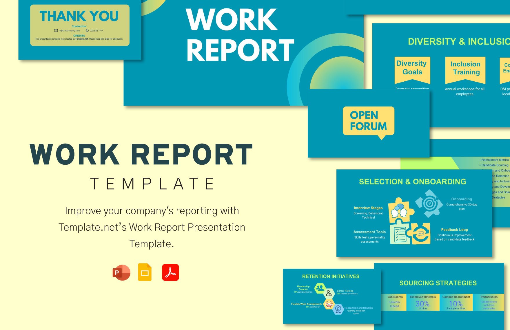 Work Report Template