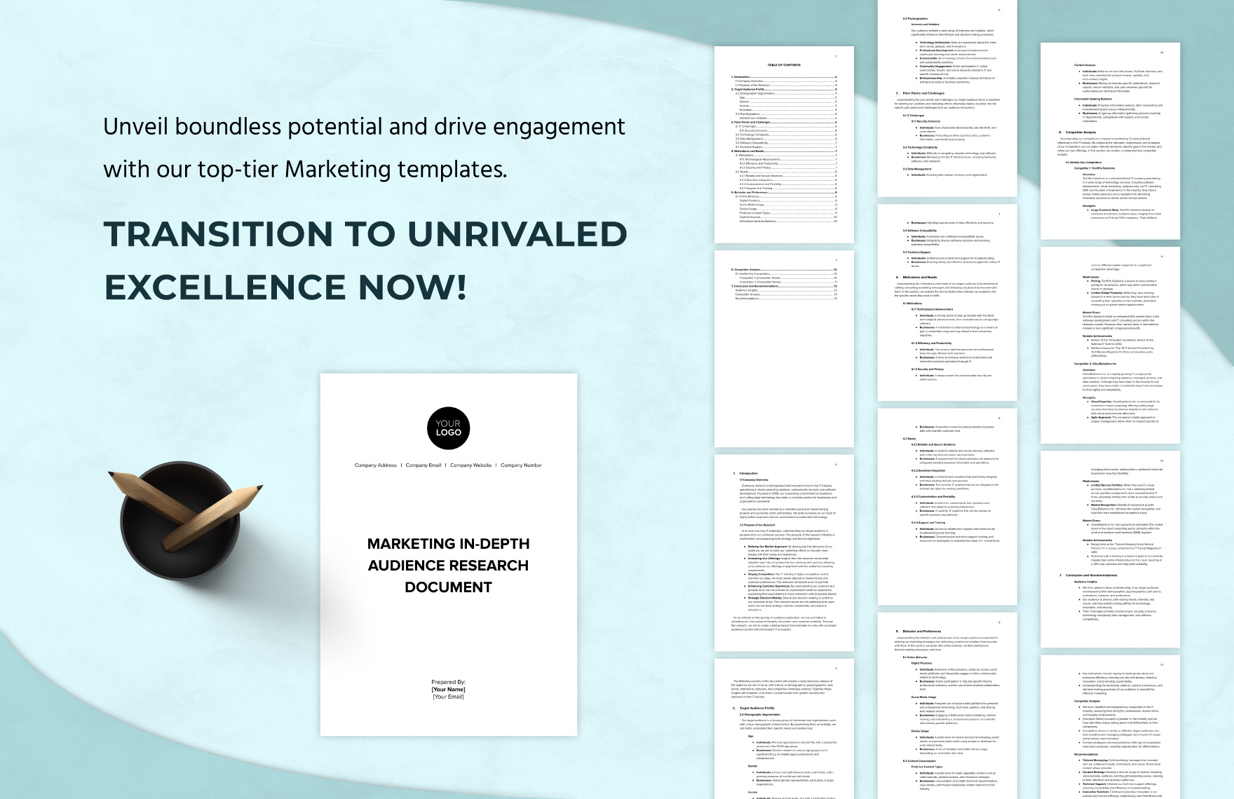 Marketing In-depth Audience Research Document Template