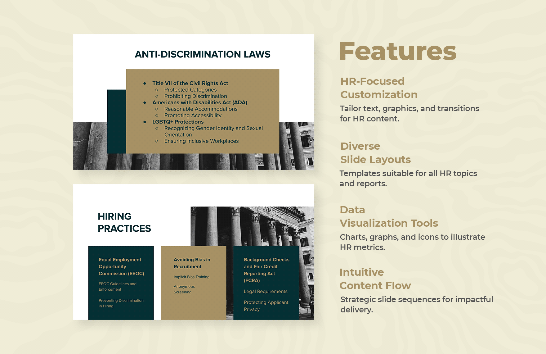 Labor Law and Regulations Presentation HR Template