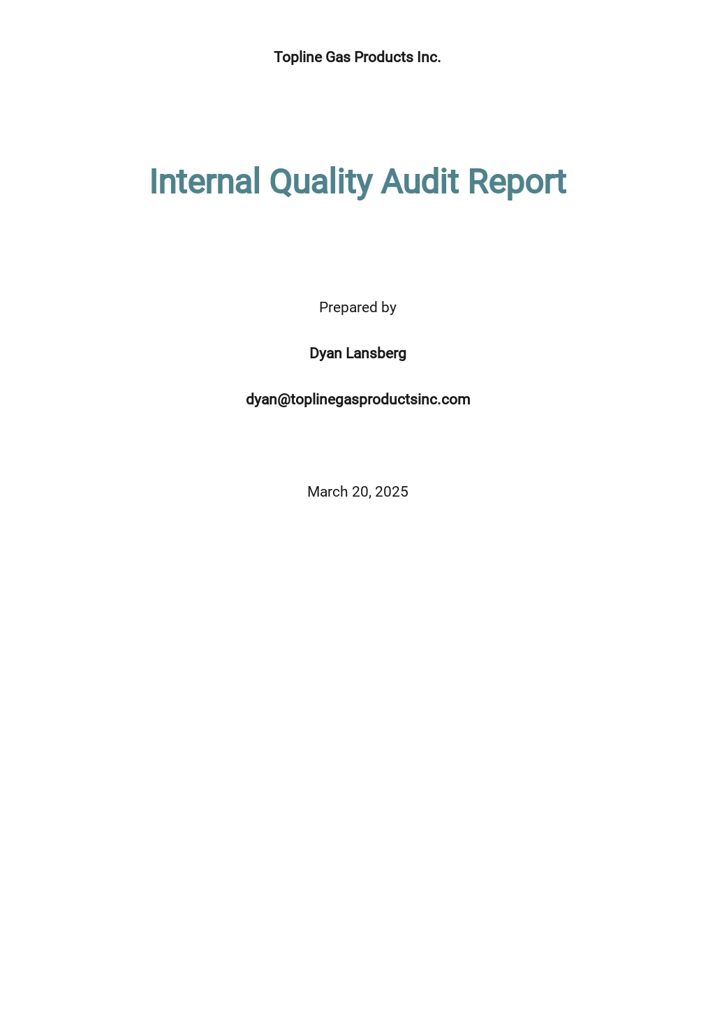 22+ FREE Audit Report Templates [Edit & Download] | Template.net