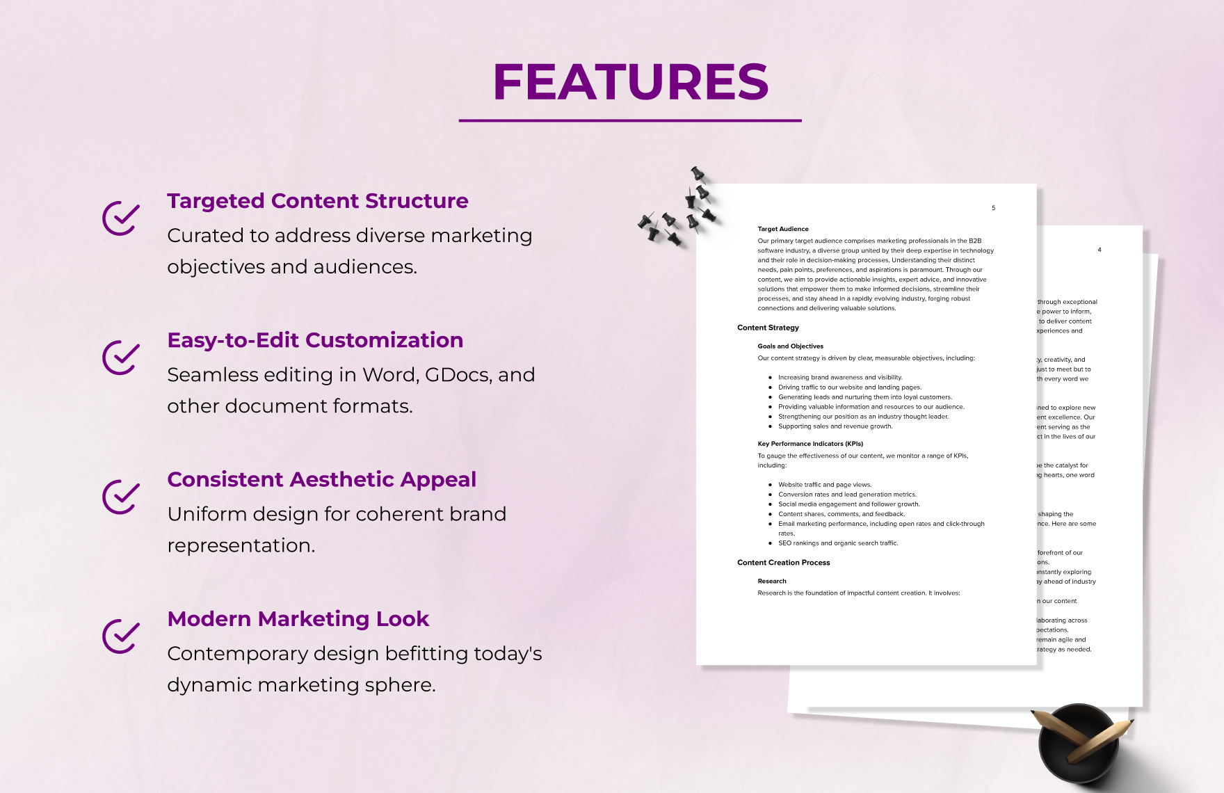 Marketing Content Training Manual Template