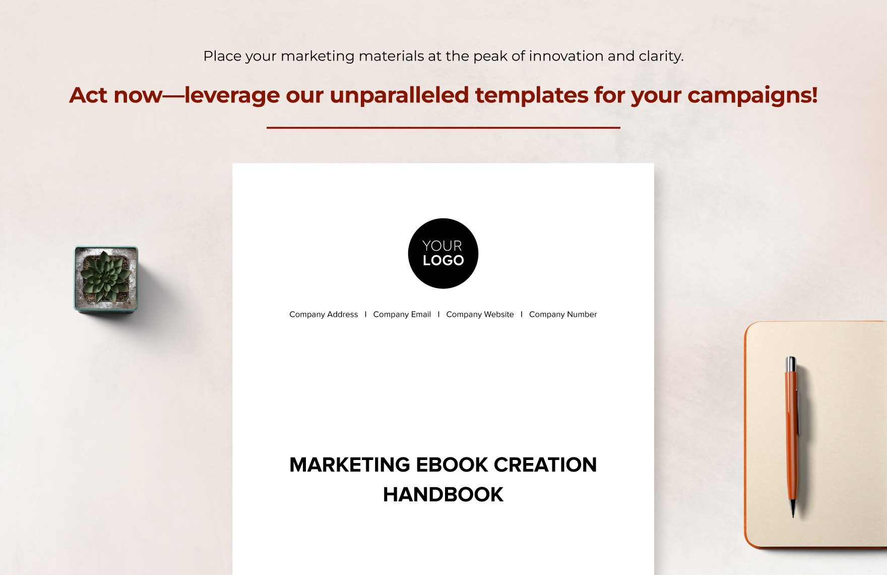 Marketing eBook Creation Handbook Template