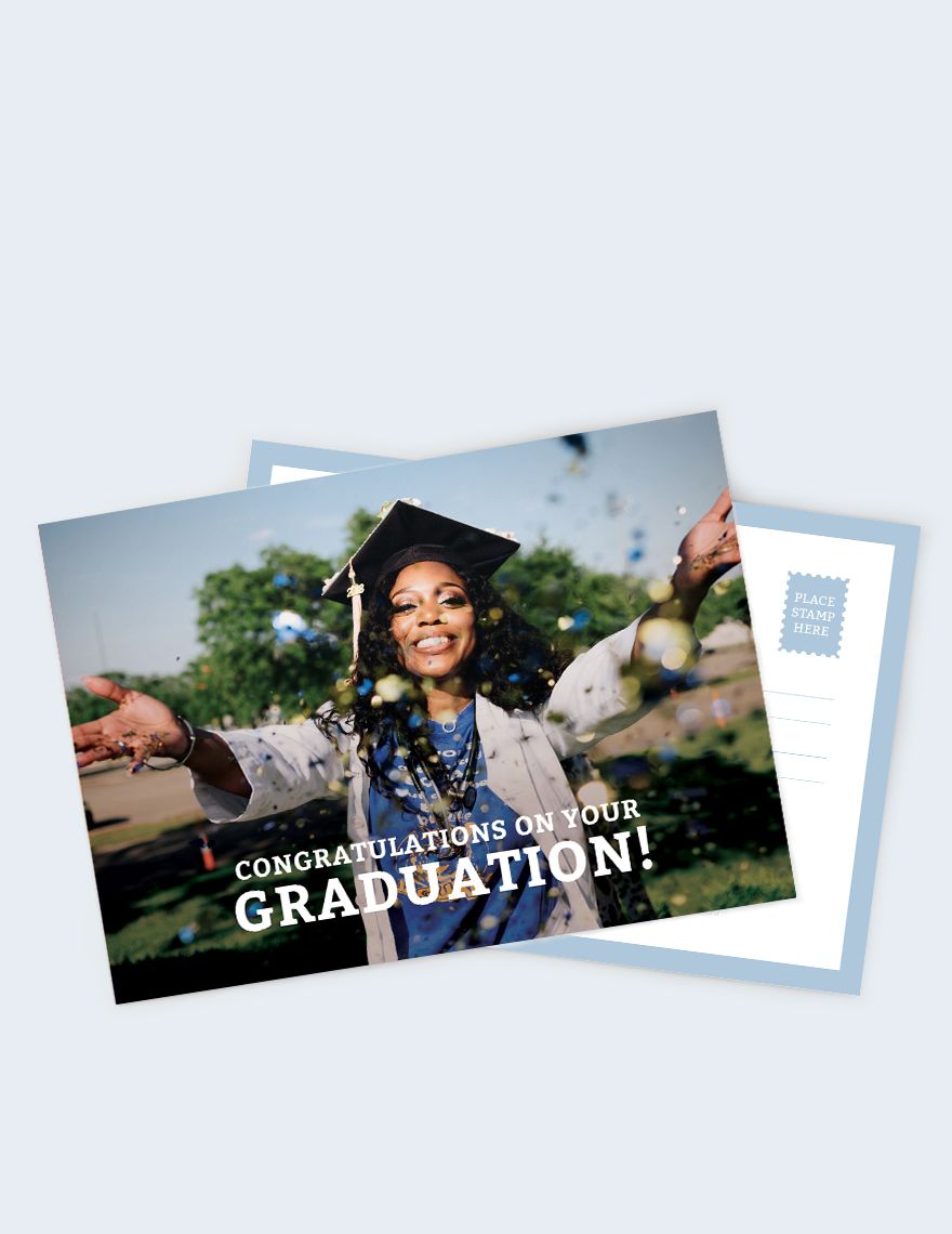 Graduation Postcard Template Download in Word, Illustrator, PSD