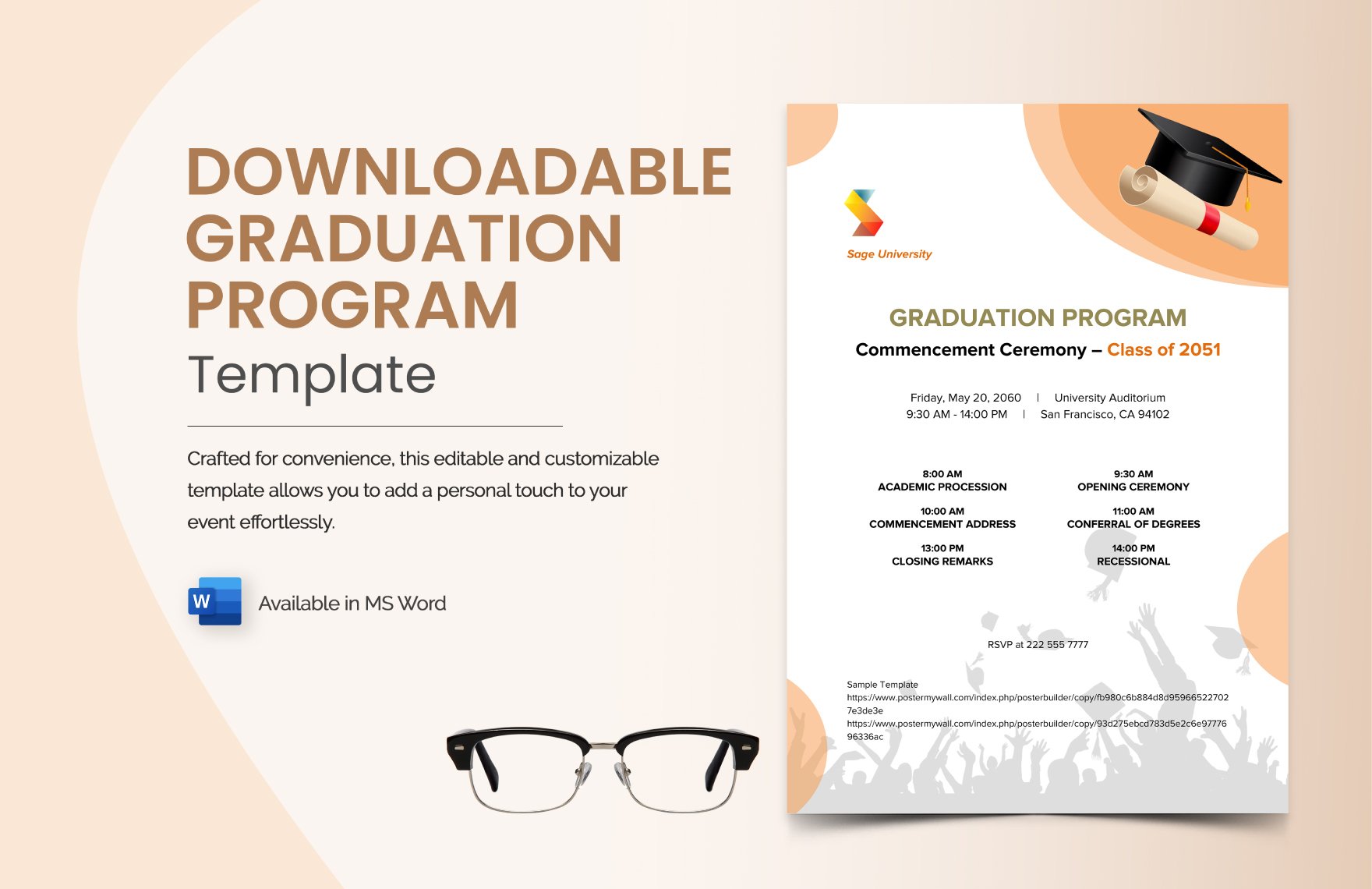 Downloadable Graduation Program Template