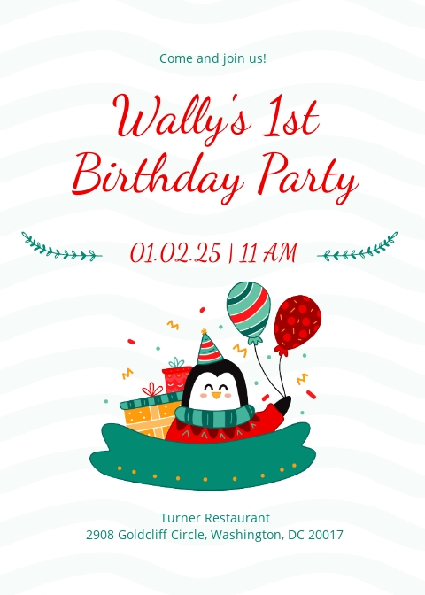79+ FREE Baby Invitation Templates [Customize &amp; Download] | Template.net