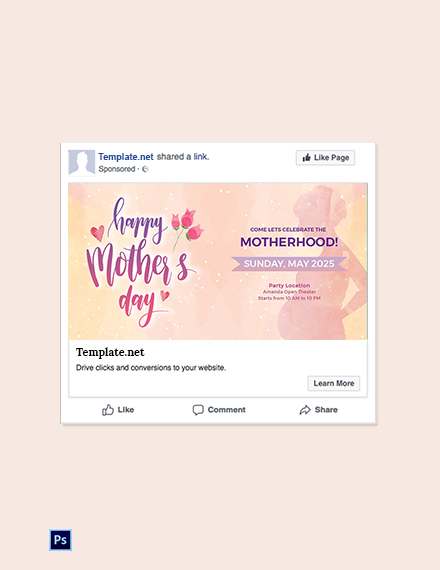 Download Free Mothers Day Facebook Post Template