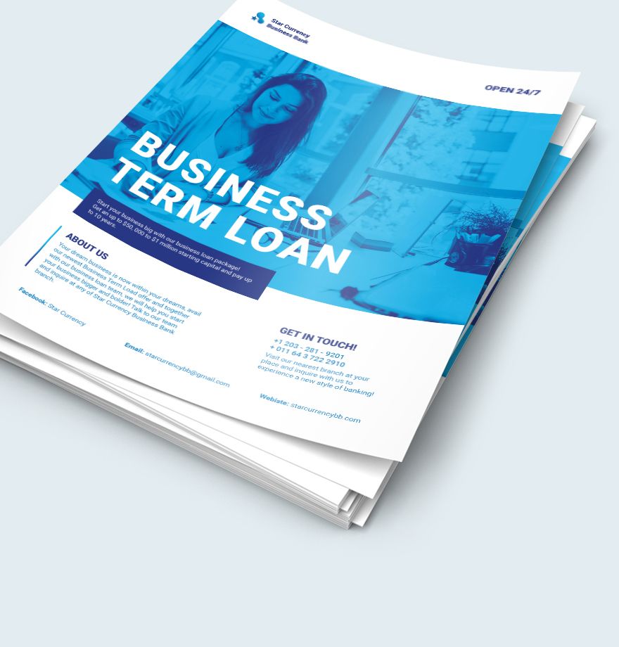 Business Banking Flyer Template