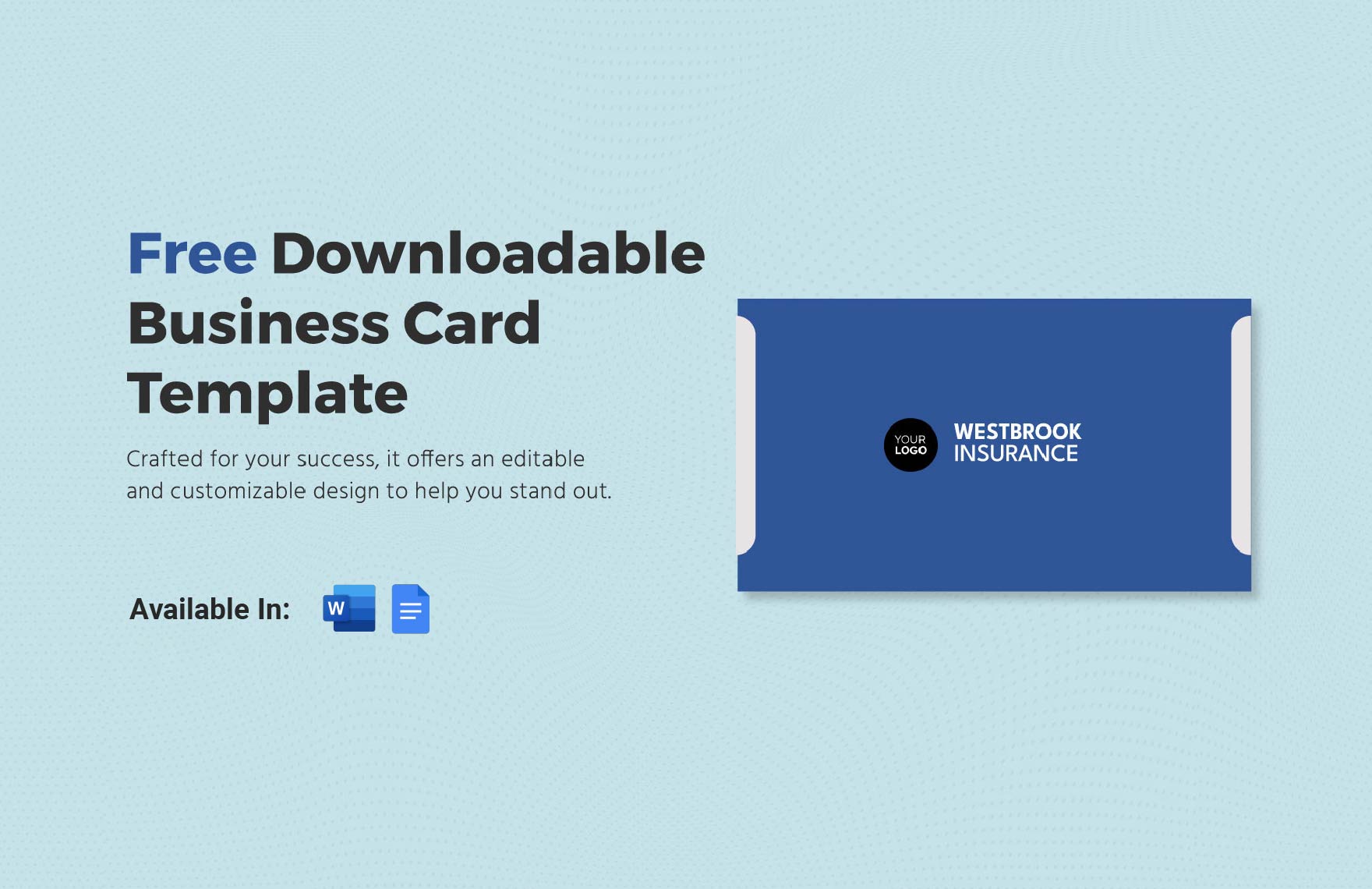 Downloadable Business Card Template