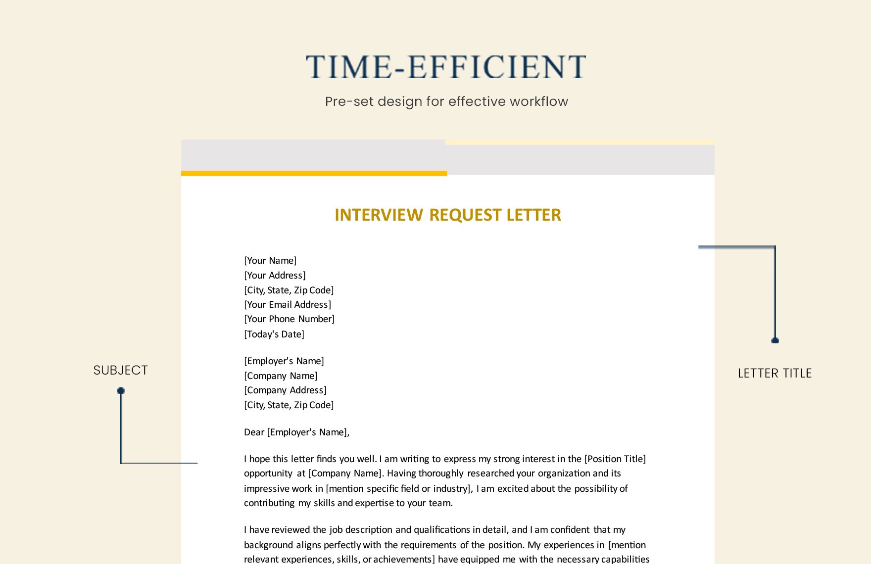 Interview Request Letter