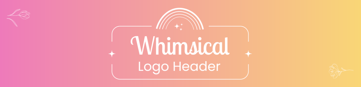 Free Whimsical Logo Header Template