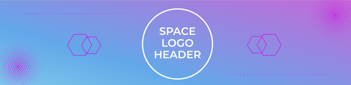 Space Logo Header Template