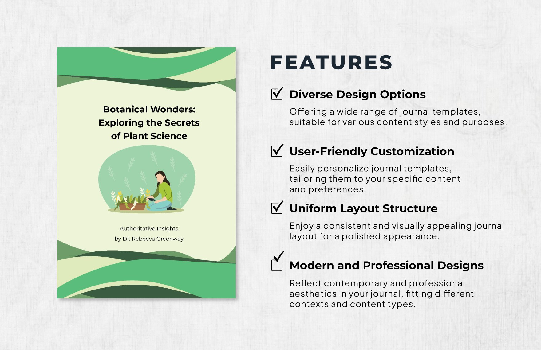 Green Cover Page Template