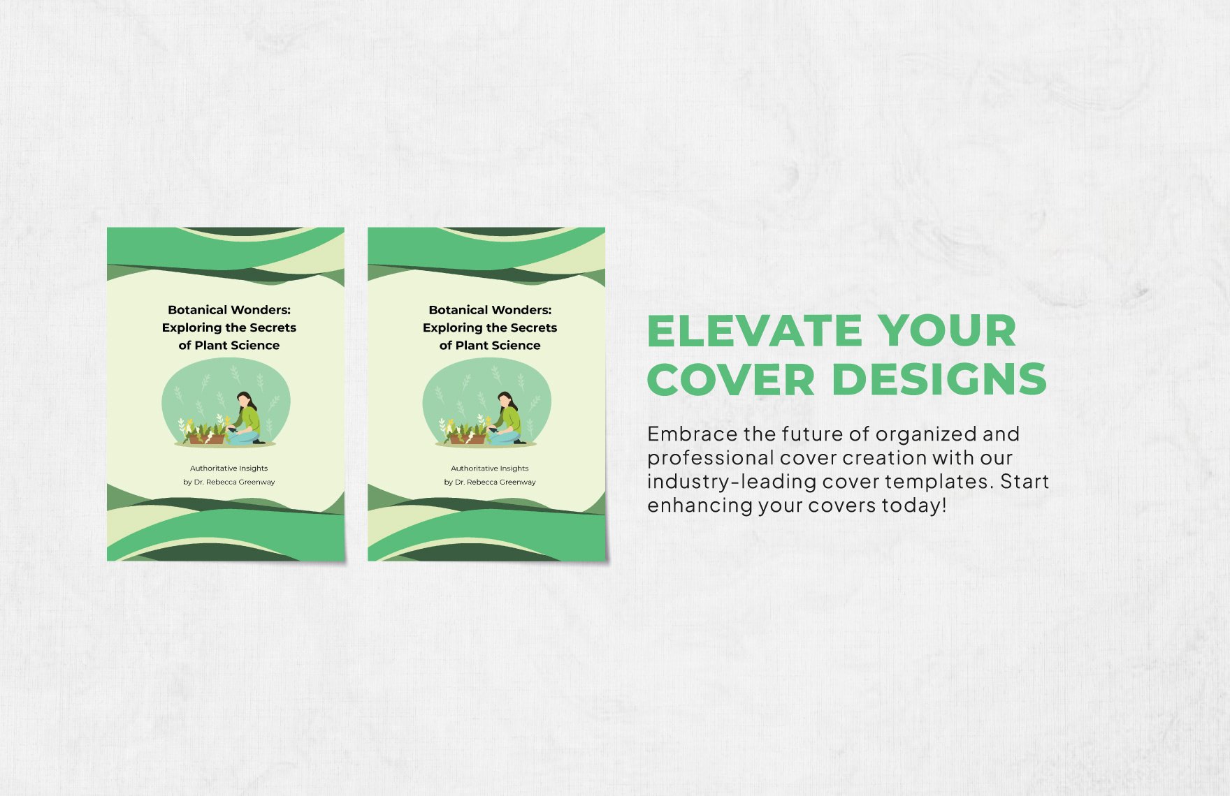 Green Cover Page Template