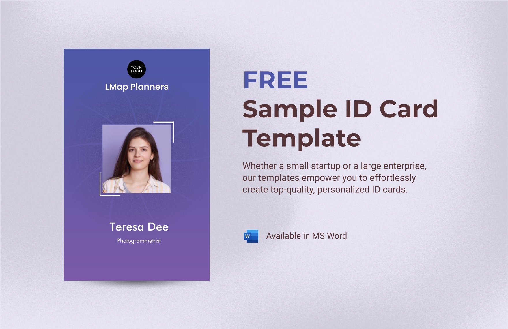 Free Sample ID Card Template