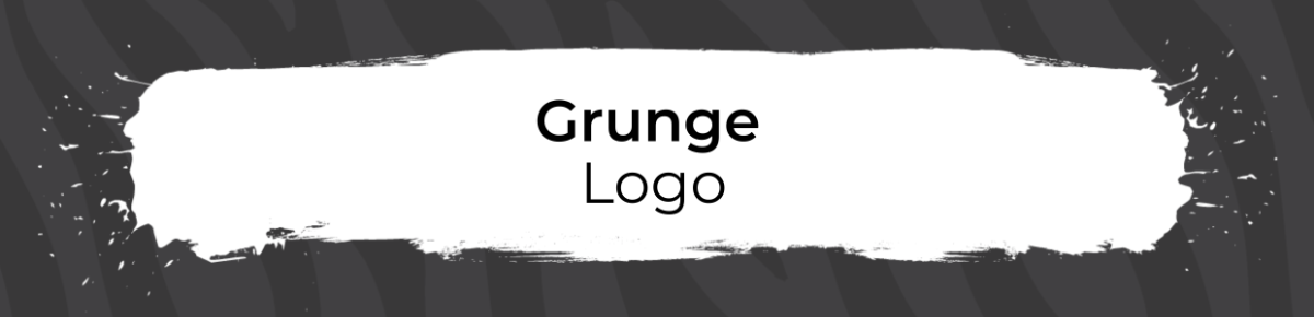 Grunge Logo Header