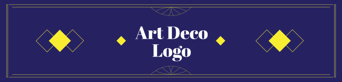 Art Deco Logo Header