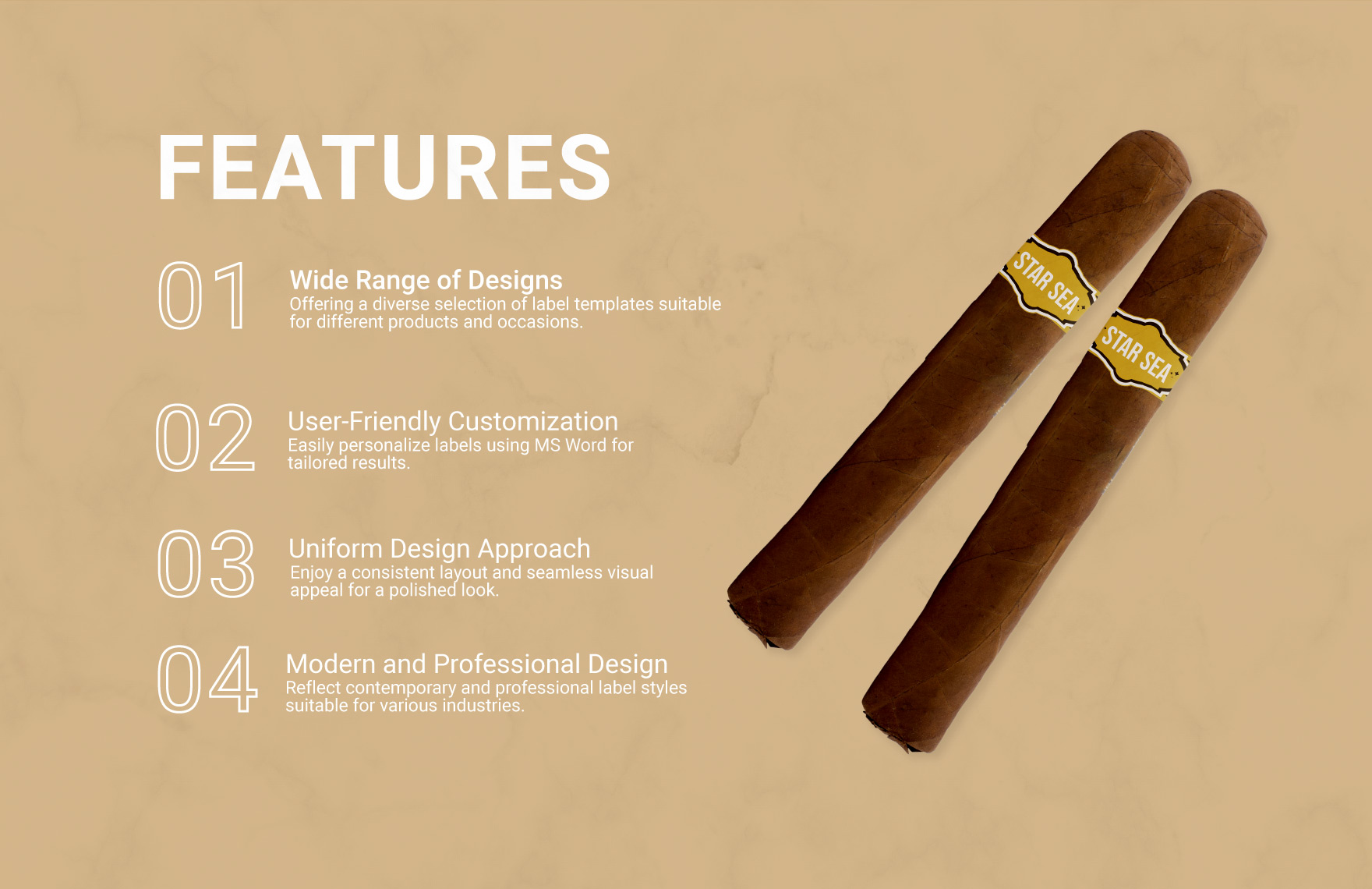Cigar Label Template