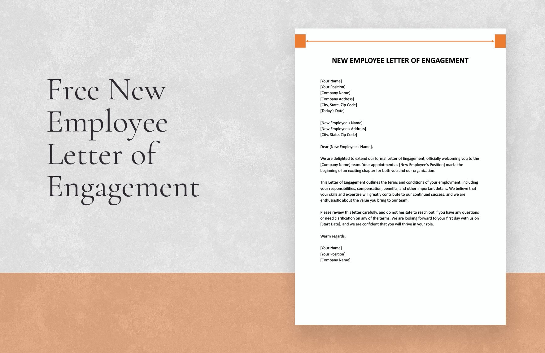 New Employee Letter of Engagement