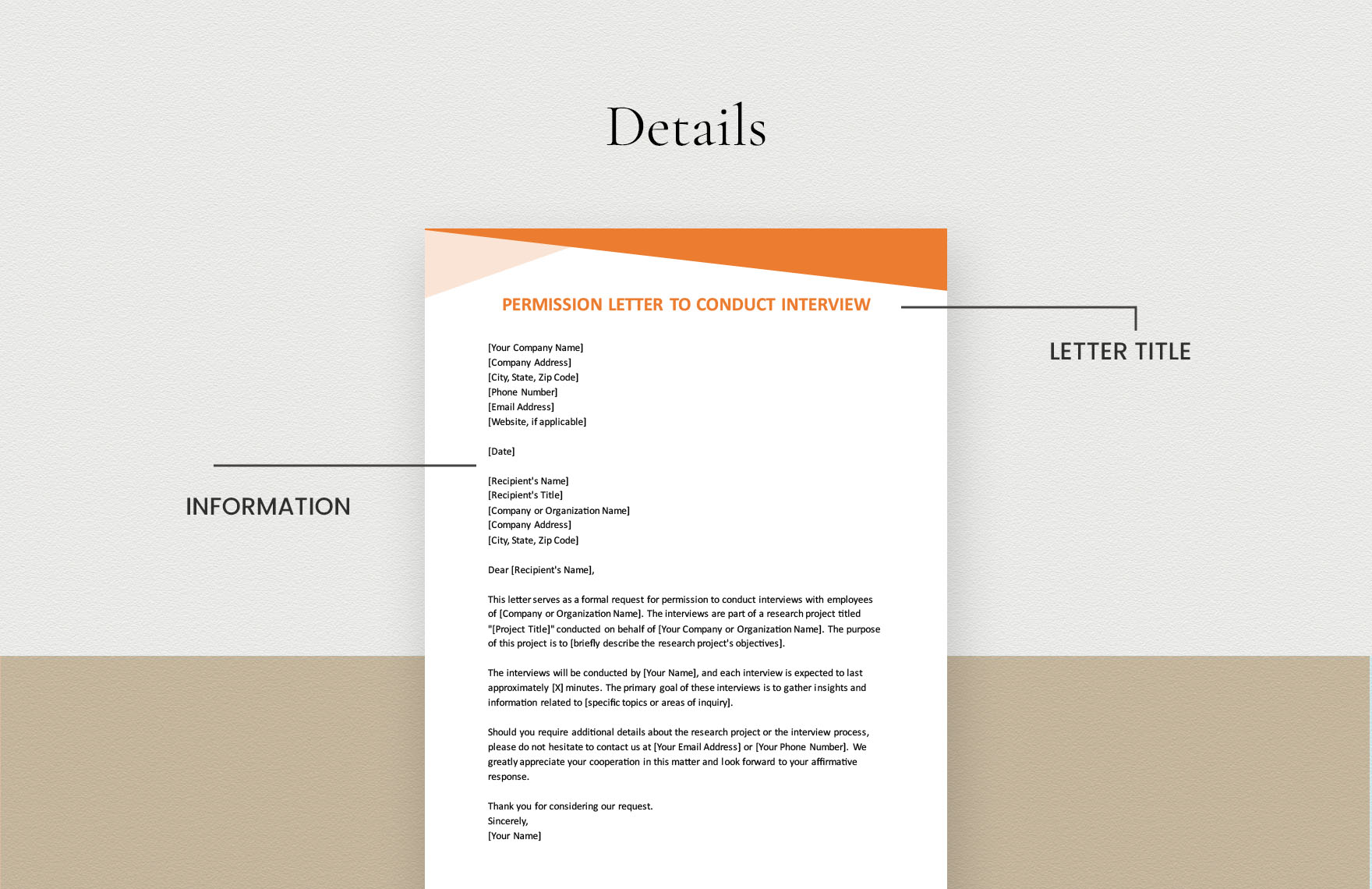 Permission Letter To Conduct Interview