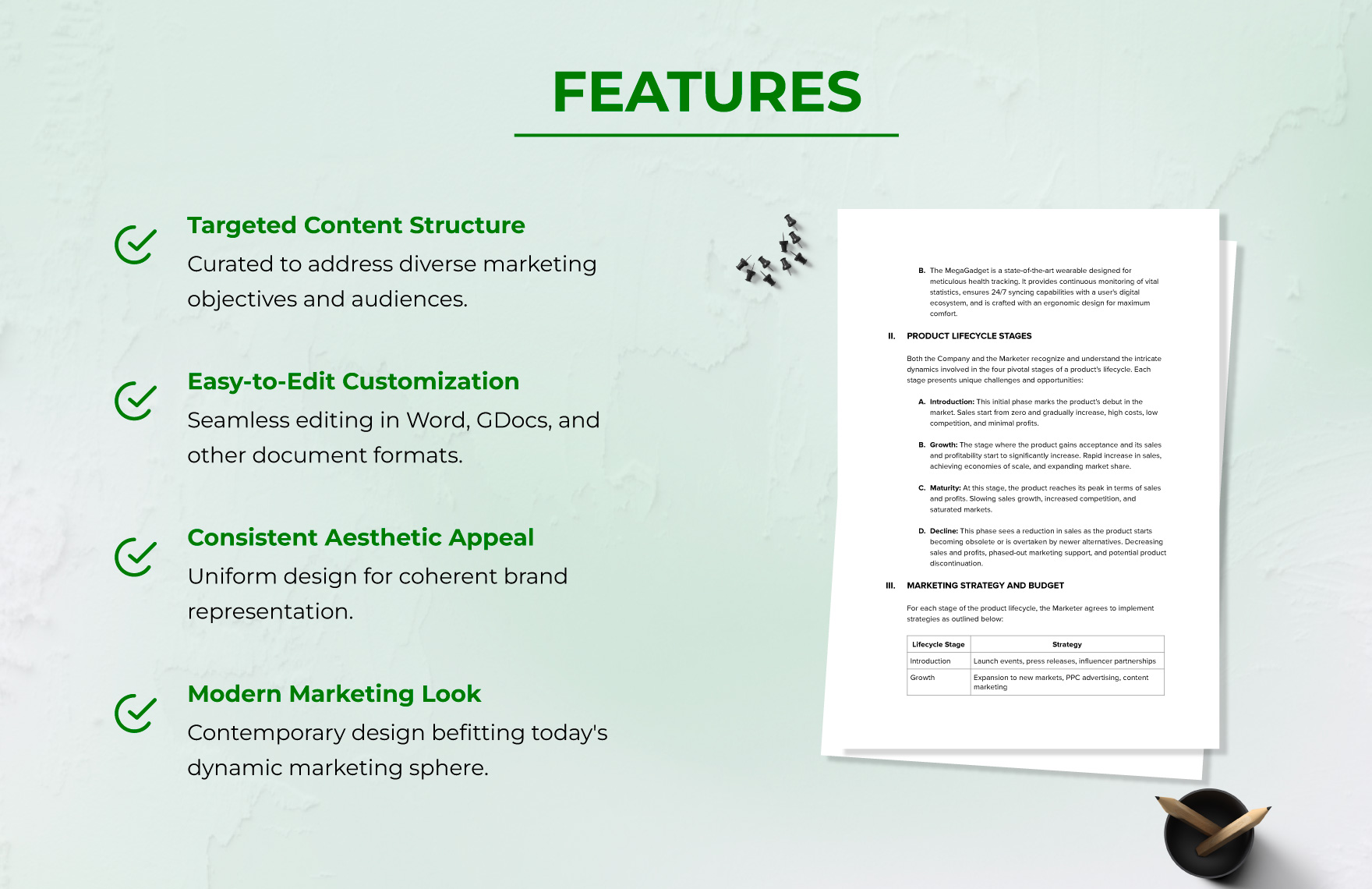 Marketing Product Lifecycle Contract Template
