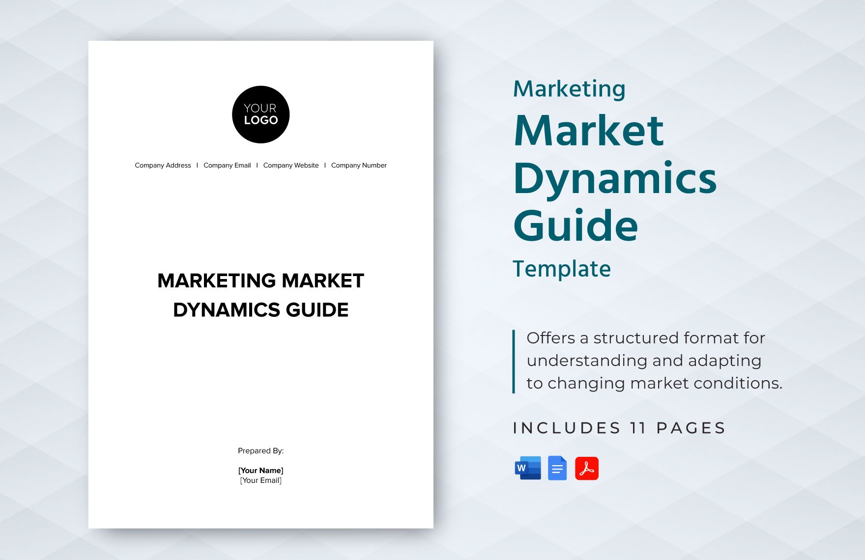Marketing Market Dynamics Guide Template