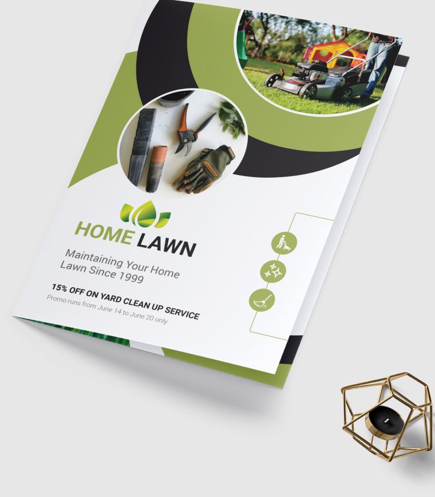 Home Care Bi-Fold Brochure Template