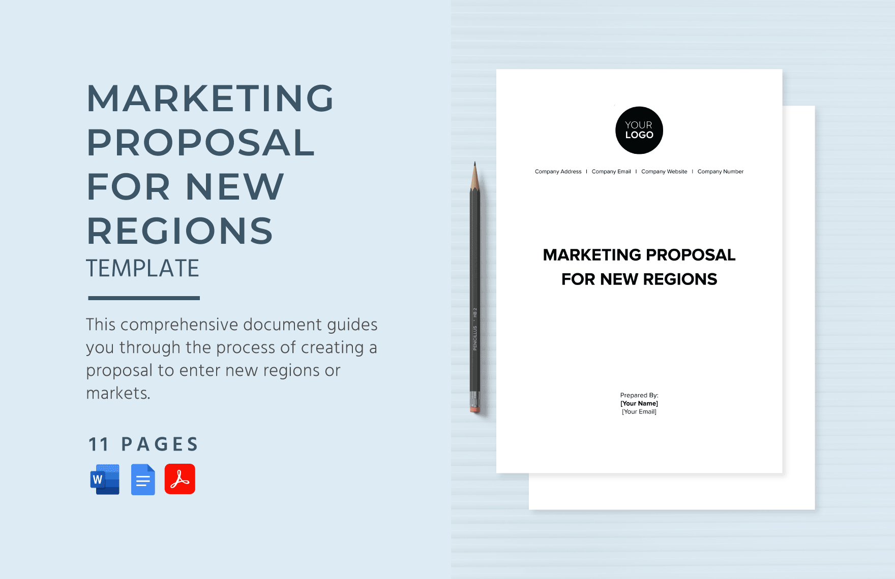 Marketing Proposal for New Regions Template