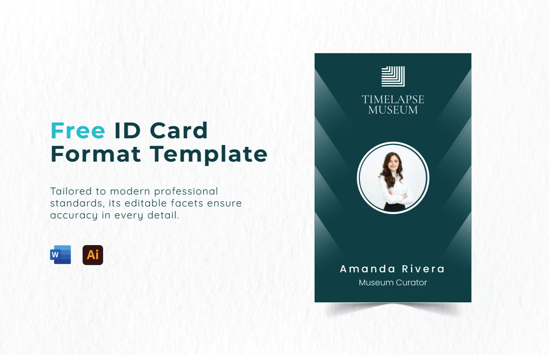 Free ID Card Format Template