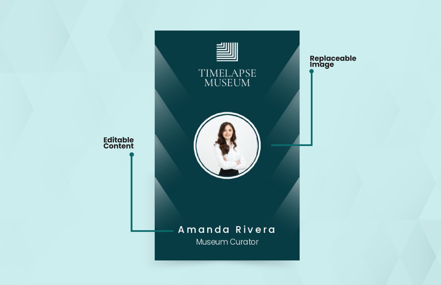 ID Card Format Template