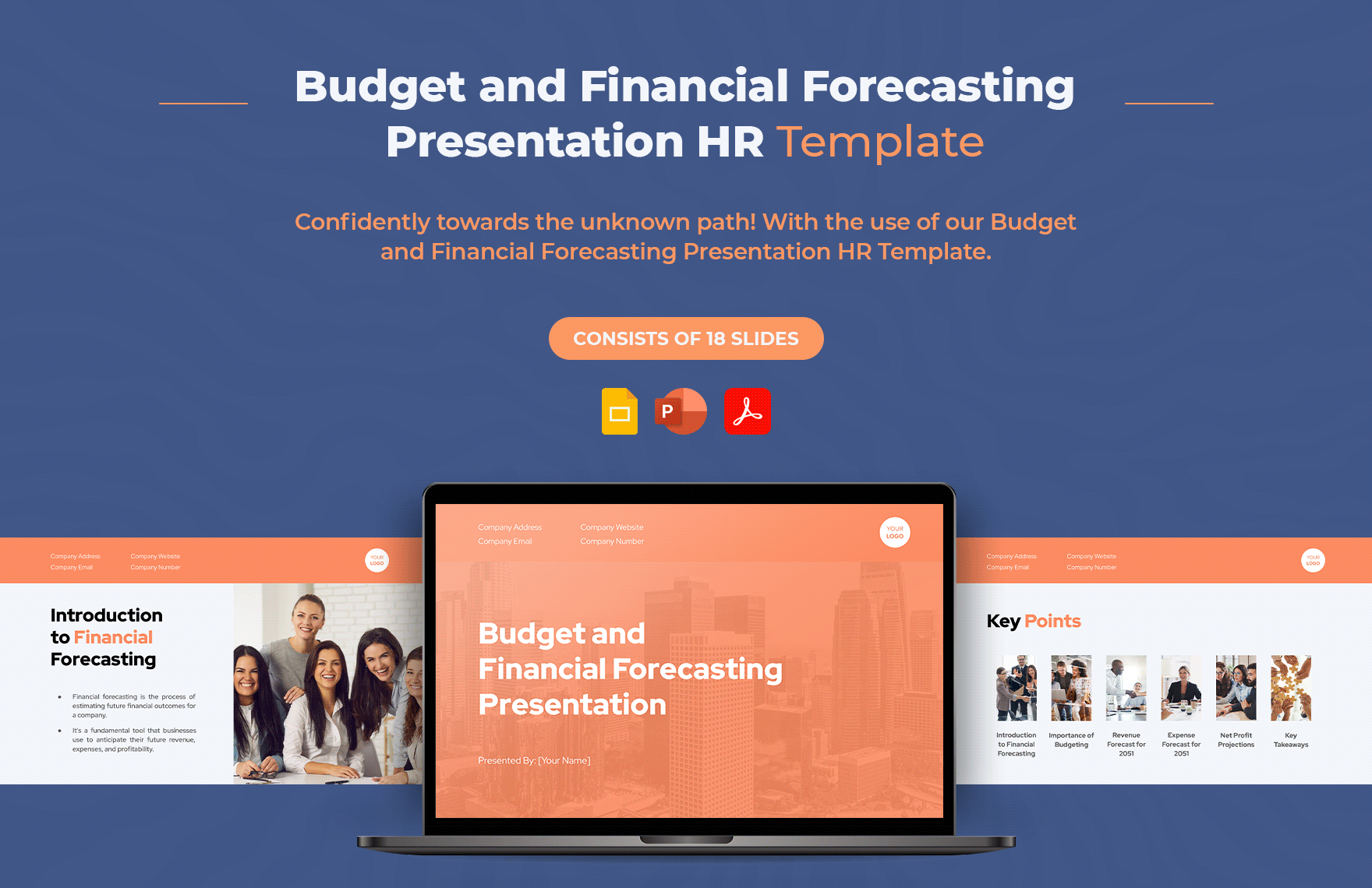 Budget and Financial Forecasting Presentation HR Template