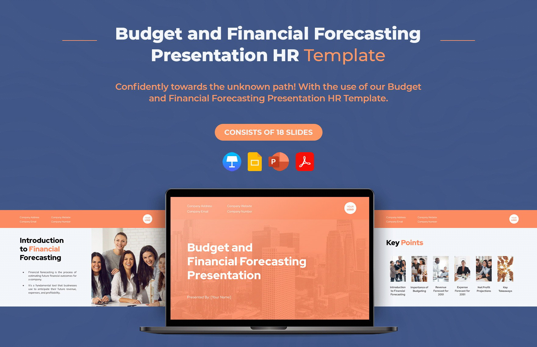 Budget and Financial Forecasting Presentation HR Template