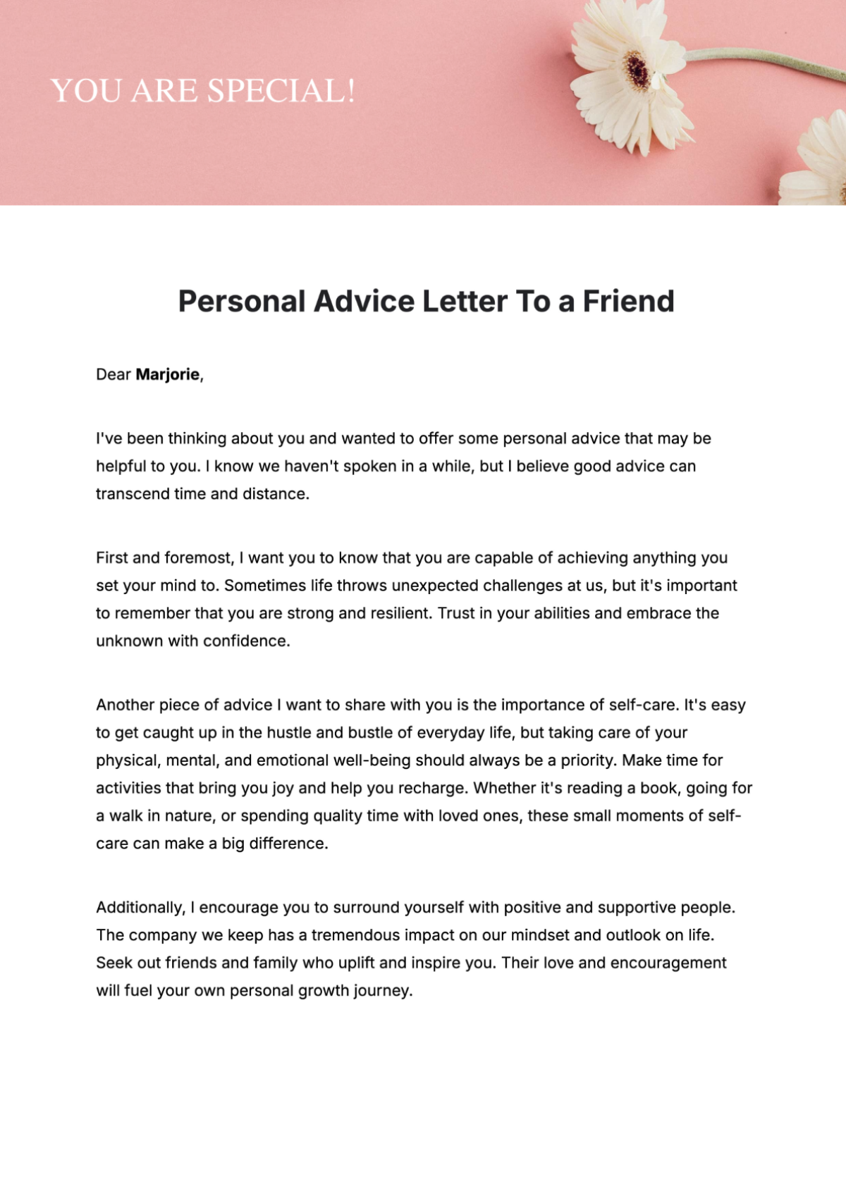 FREE Personal Letter Templates Examples Edit Online Download