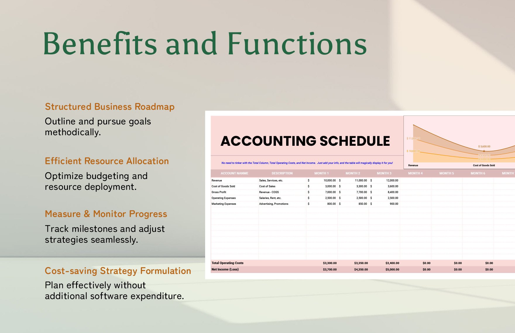 Accounting Schedule Template