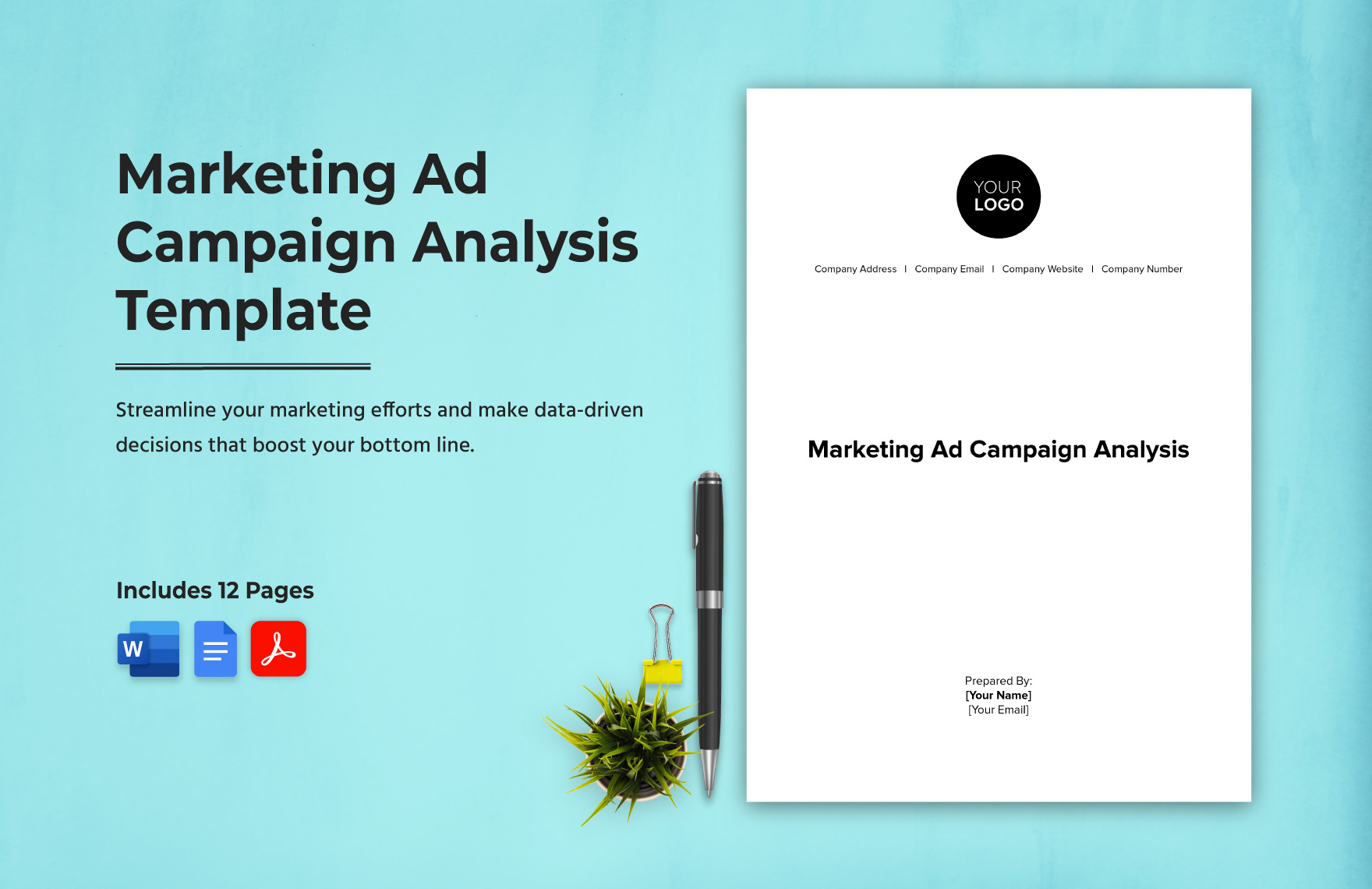 Marketing Ad Campaign Analysis Template