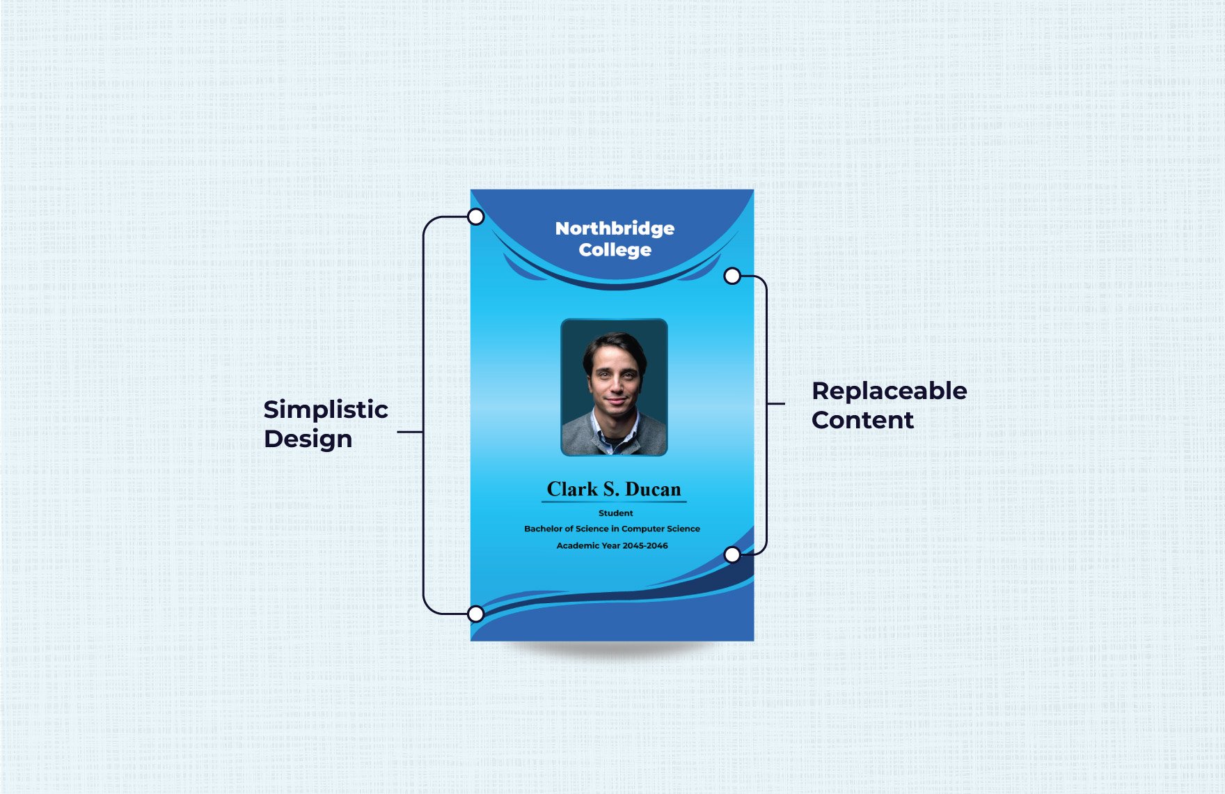 College ID Card Template