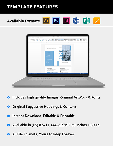 Editable Software Company Marketing BiFold Brochure