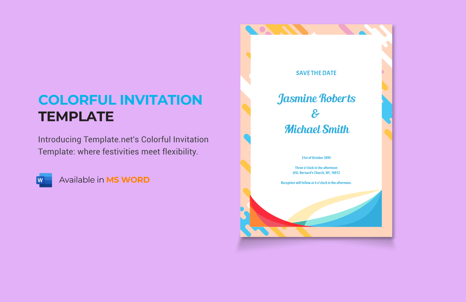Colorful Invitation Template
