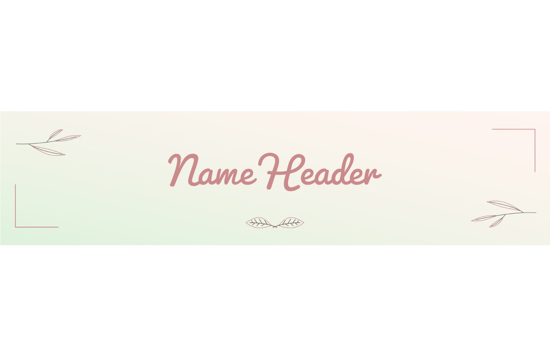Name Header