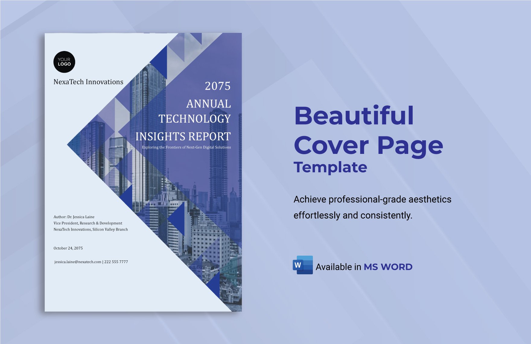 Beautiful Cover Page Template