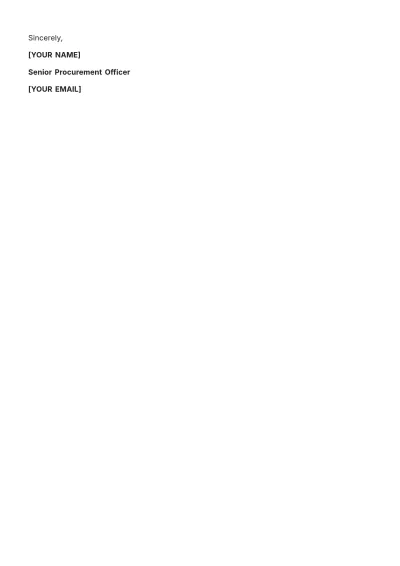 Free Simple Professional Vendor Appreciation Letter Template to Edit Online