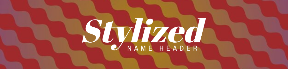 Stylized Name Header Template - Edit Online & Download