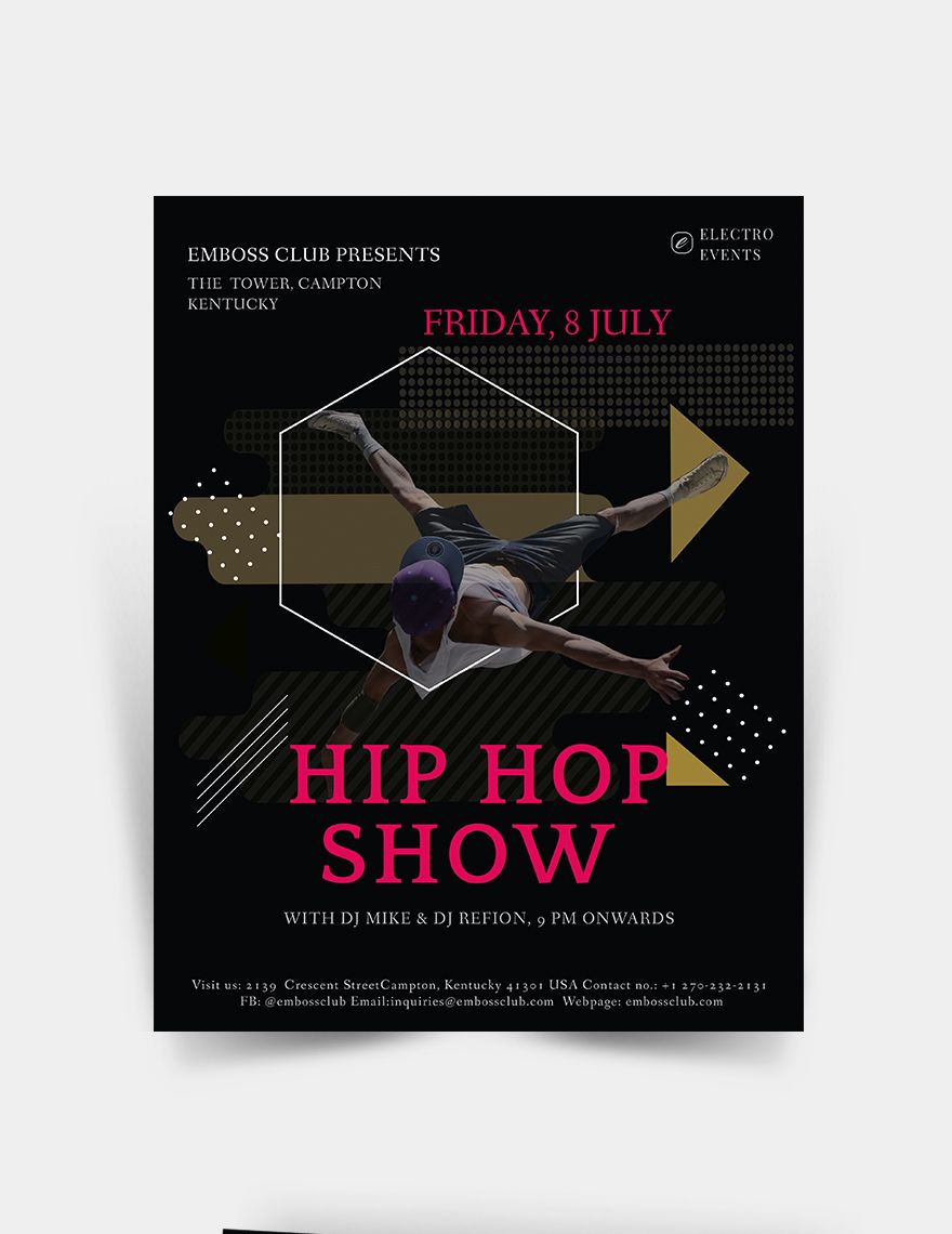 Hip Hop show Flyer Template