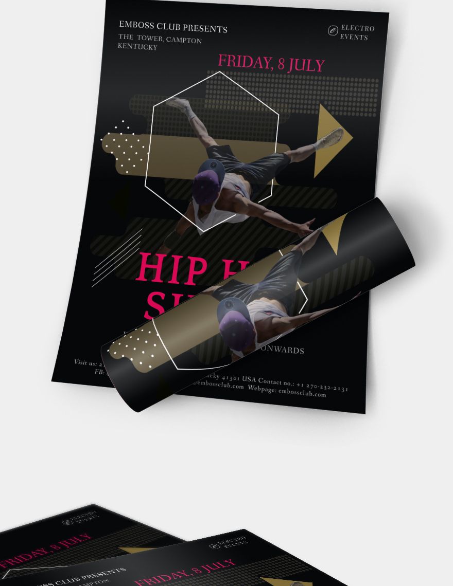 Hip Hop show Flyer