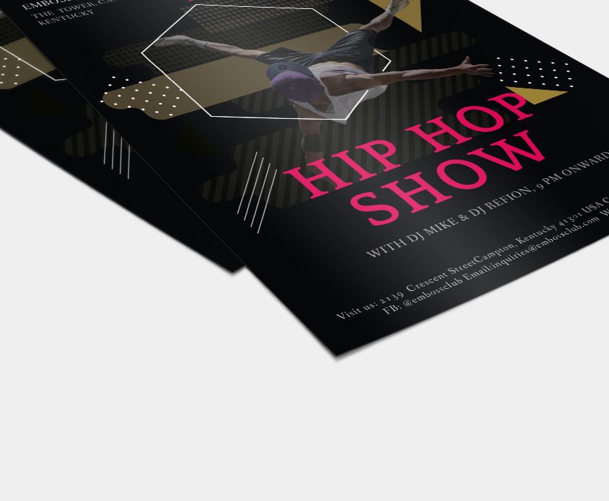 Hip Hop show Flyer