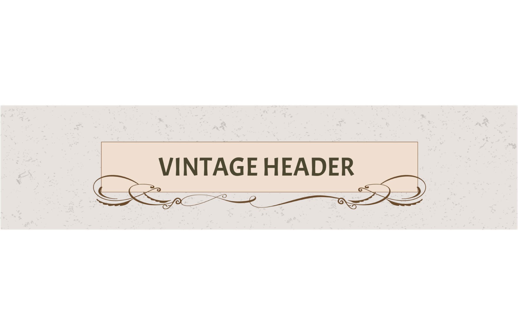 Vintage H1 Header Template