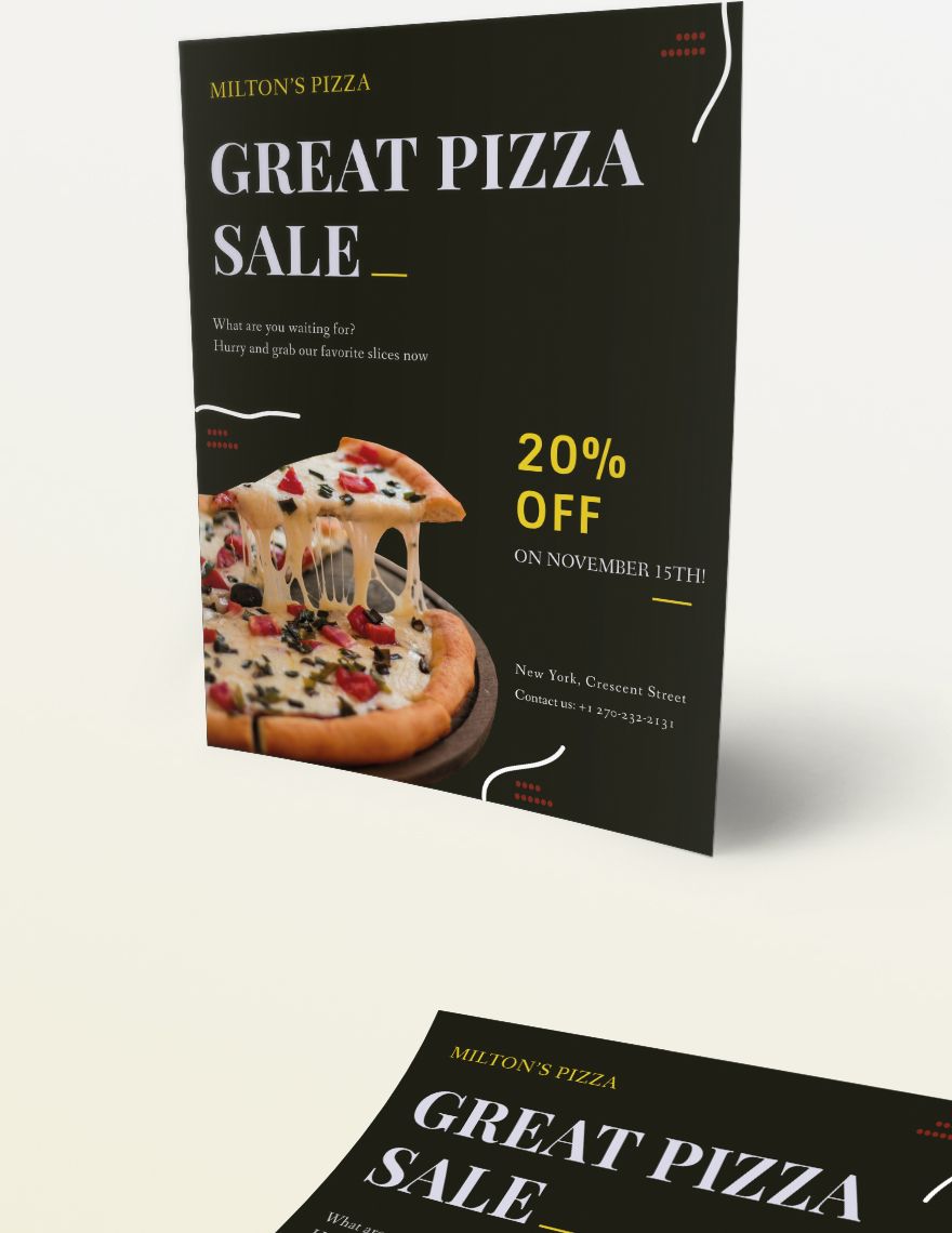 Pizza Sale Flyer 