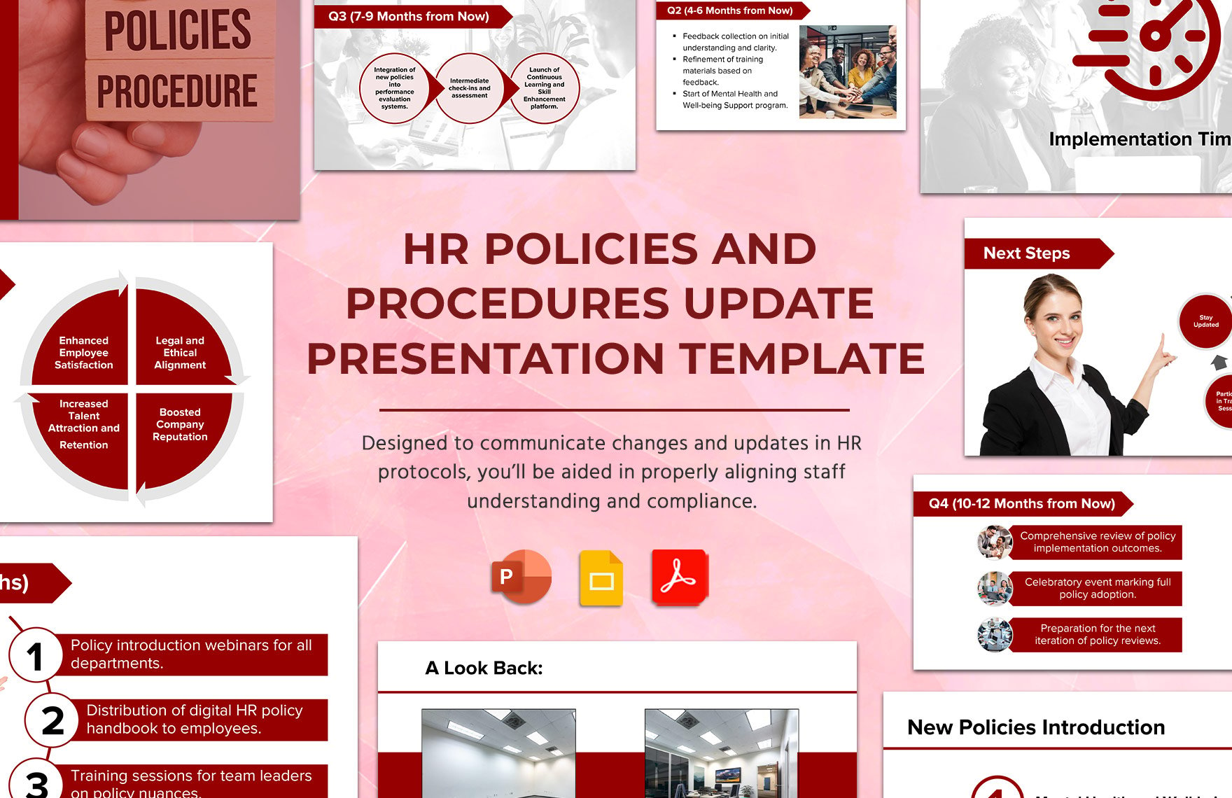 HR Policies and Procedures Update Presentation Template