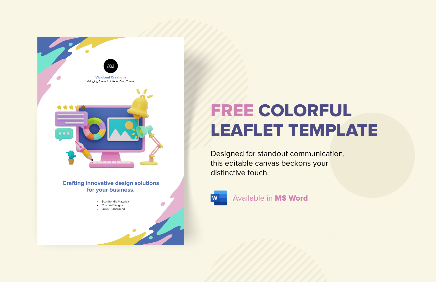 Colorful Leaflet Template